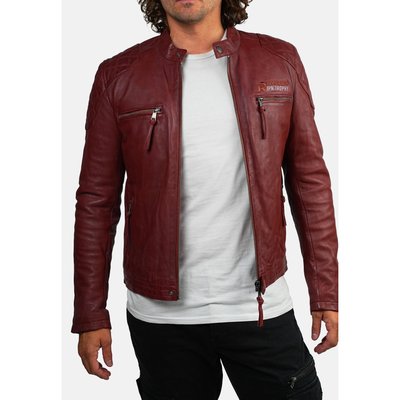 BLOUSON   EN CUIR BULITT VEGAS REDSKINS