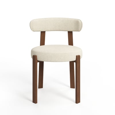 Lot de 2 chaises en velours chenillé JUNA SIA HOME