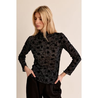 Top en semi-transparence, à fleurs MOLLY BRACKEN