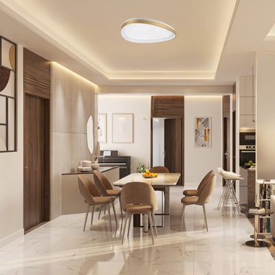 Plafonnier    lumière chaude  GEMINI IDEAL LUX