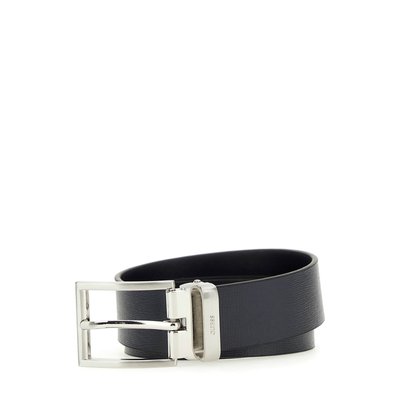 Ceinture Classic Monacchina Cuir Véritable GUESS