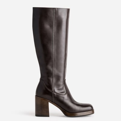 Botte À Talon en cuir TESSA ERAM