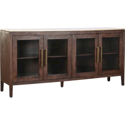 Buffet en manguier et marbre style traditionnel et moderne RECOLLECTION