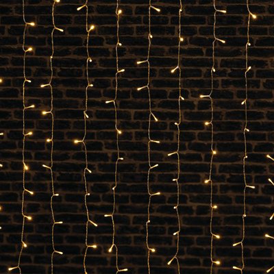 Rideau de façade extérieur 800 LED blanc chaud FEERIC LIGHTS & CHRISTMAS