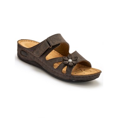 Mules à scratch fleur fantaisie PEDICONFORT