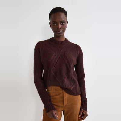 Pull col rond MONOPRIX