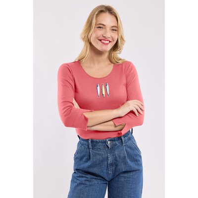T-shirt manches 3/4 sardines - coton léger ARMOR-LUX