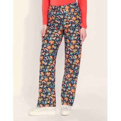 Pantalon large imprimé velours lisse SAYA LA FIANCÉE