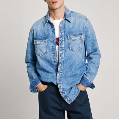 Chemise Coupe Regular En Denim PEPE JEANS