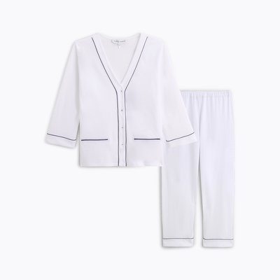 Pyjama col v en jersey, ÉLÉONORE LAURENCE TAVERNIER
