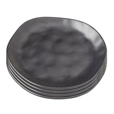 Lot de 4 assiettes plates à dessert, ORGANIC KARE DESIGN