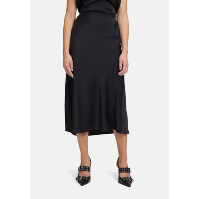 Jupe en satin longueur mollets VERA MONT