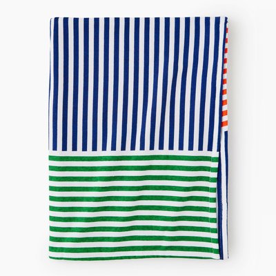 Fouta rayé enfant, 70x140cm, 100% coton bio MONOPRIX