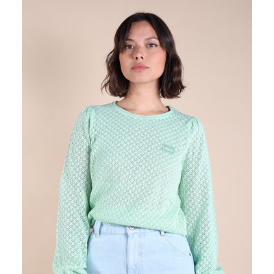 Pull col rond ajouré PIA OXBOW