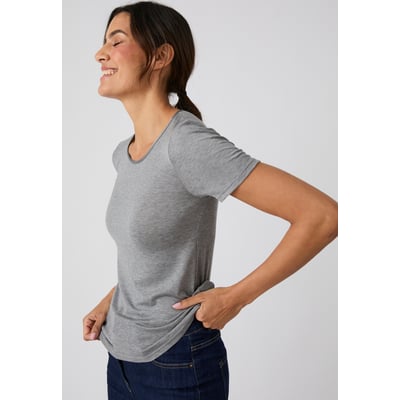 T-shirt Thermolactyl Sensitive manches courtes col rond DAMART