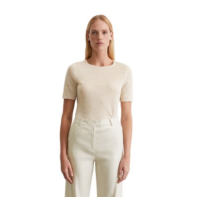Pull en maille fine slim en pur lin MARC O'POLO