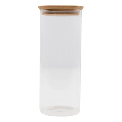Bocal De Conservation Taille Xl En Verre Avec Couvercle En Bambou 1,9 L POINT VIRGULE