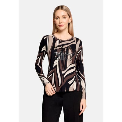 T-shirt basique à bordures côtelées BETTY BARCLAY