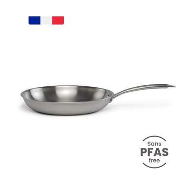 Poêle en acier inoxydable 28 cm BRIGADE LIVOO