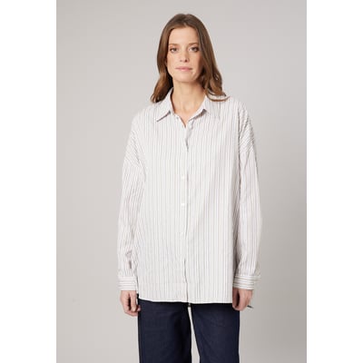 Chemise rayée femme avec strass OWANY DEELUXE