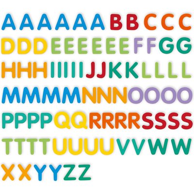 Lettres majuscules magnétiques DJECO