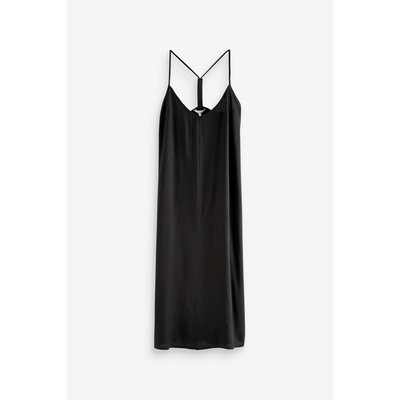 Robe mi-longue avec col carré PETITE NEXT