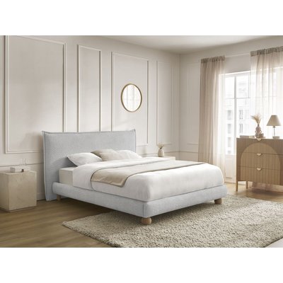 Lit  revêtement tissu bouclette, IMERI BOBOCHIC