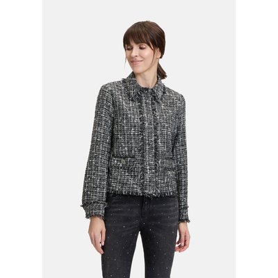 Blazer en tweed à franges CARTOON