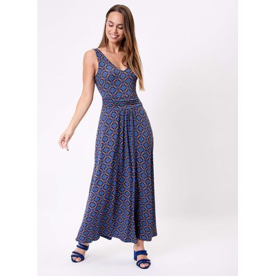 Robe longue imprimée maille fluide  BLONDY PRINCESSE NOMADE