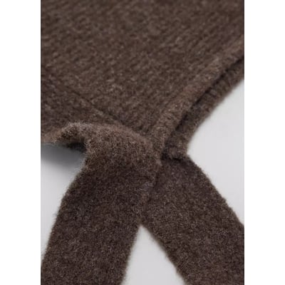 Bonnet en maille unie MANGO BABY