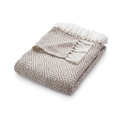 Outdoor/Indoor Geometric Woven Throw - 100% recycled HUG RUG WOVEN