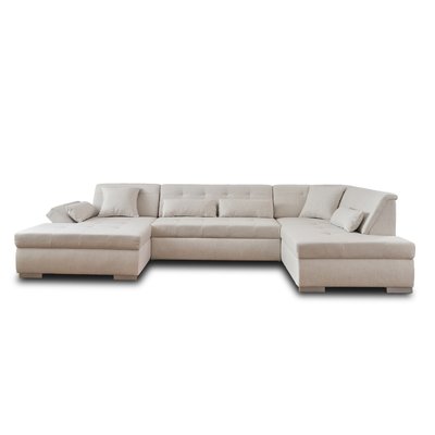 Canapé d'Angle Convertible en Tissu 7 places - VERMONT LISA DESIGN
