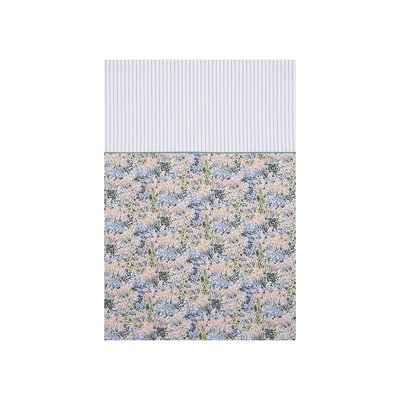 Drap plat imprimé en percale de coton, BOSQUET ESSIX