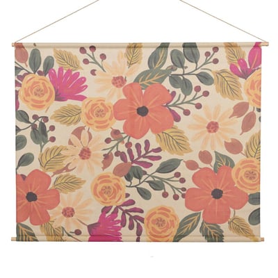 Toile kakemono fleurs 125x160 cm AMADEUS