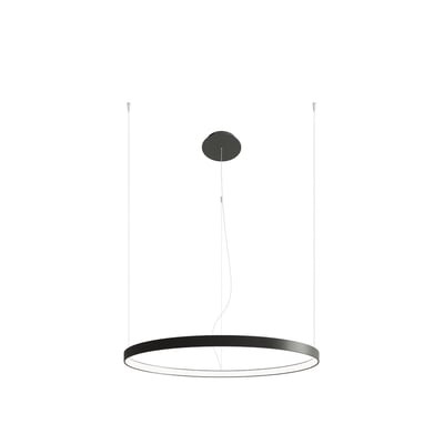 Lustre Aluminium Noir LED 1 Rio EDEN