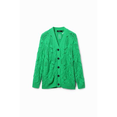 Cardigan oversize motif ajouré DESIGUAL