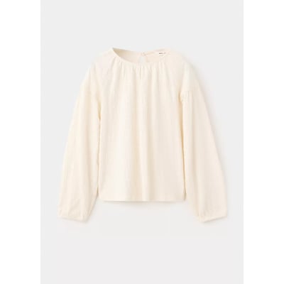 Chemisier texturé en dentelle MANGO KIDS