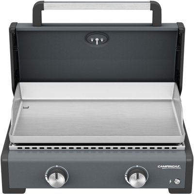 Plancha gaz SIGMA 2 PRO 2 brûlreurs avec couvercle de cuisson à poser , 58x36 cm CAMPINGAZ