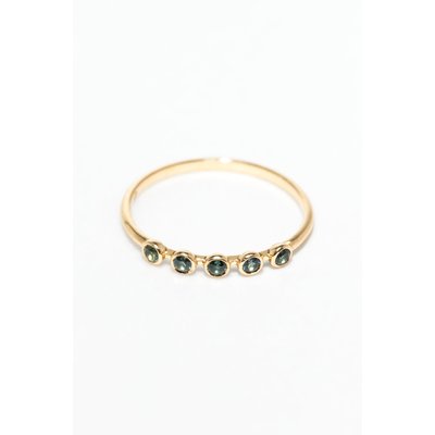 Bague Maria - Or 750‰ - Saphir vert YAY PARIS