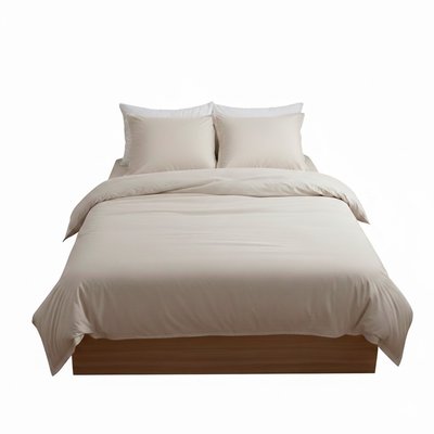 Housse de couette en coton Contemporain uni EDEN