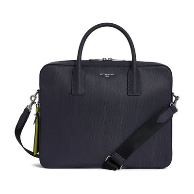 Porte document slim 14" Emile en cuir signarture T LE TANNEUR