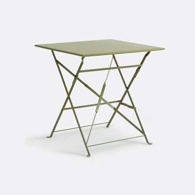 Table pliante carrée en métal fer, Ozevan LA REDOUTE INTERIEURS