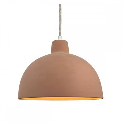 Suspension en terre cuite, CLOCHE LIN GERARD LAMY