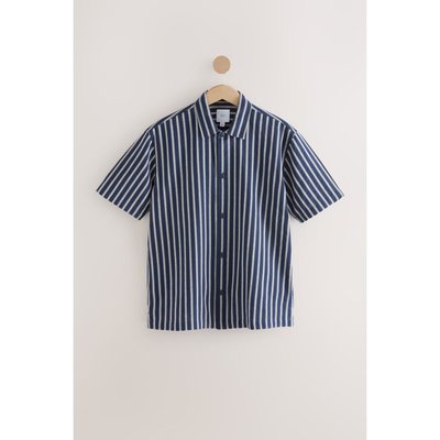 Chemise à manches courtes rayée texturée NEXT