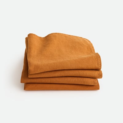 Set van 4 servetten van gewassen linnen Victorine LA REDOUTE INTERIEURS