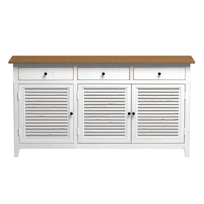 Buffet en bois recyclé effet vieilli - CASA RENDEZ-VOUS DÉCO