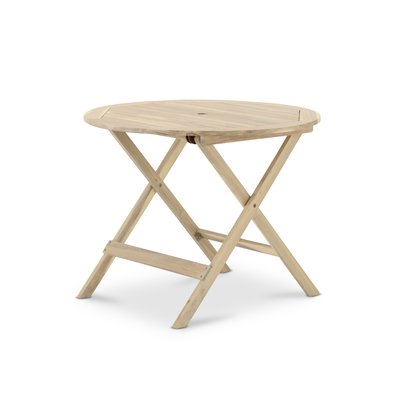 Table à manger, ronde, bois, JAVA LIGHT DEFORA HOME