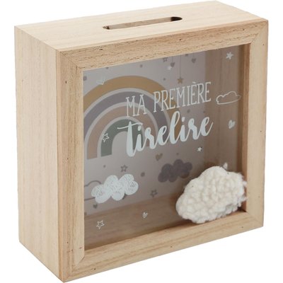 Tirelire enfant arc en ciel ma 1ere tirelire JARDINDECO