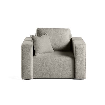 Fauteuil en Tissu bouclette - TOPAZE LISA DESIGN