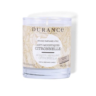 Bougie parfumée ANTI-MOUSTIQUES CITRONNELLE DURANCE